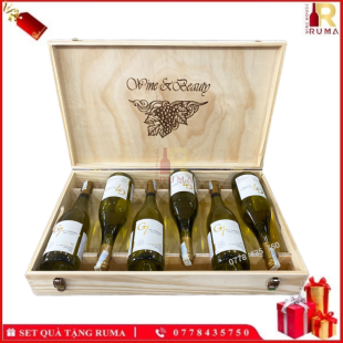 Set quà tặng 6 chai vang Chile G7 Clasico Chardonnay