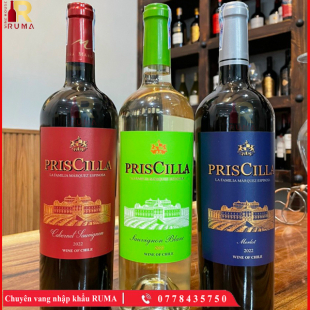 Rượu vang Chile PrisCilla