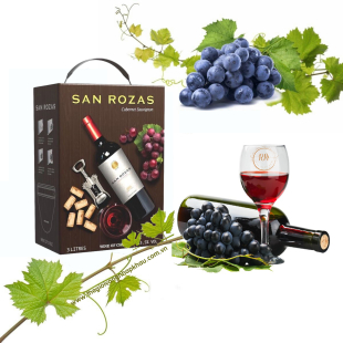 Rượu vang bịch Chile San Rozas 3 lít