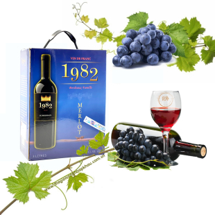 Rượu vang bịch Pháp 1982 3 lít