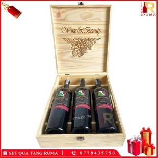 Set quà tặng 3 chai rượu vang Ý Mondovino Semi