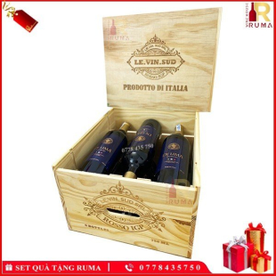 Set quà tặng 6 chai vang Chile De Lima