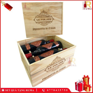 Set quà tặng 6 chai vang Ý Pessotto