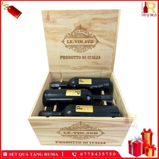 Set quà tặng 6 chai vang Ý Piero Bonnci