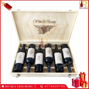 Set quà tặng 6 chai vang Ý Tolucci Semi